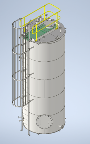 Juice Tank with Additional Ladder